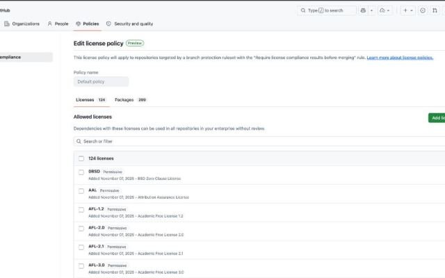 How GitHub maintains compliance for open source dependencies