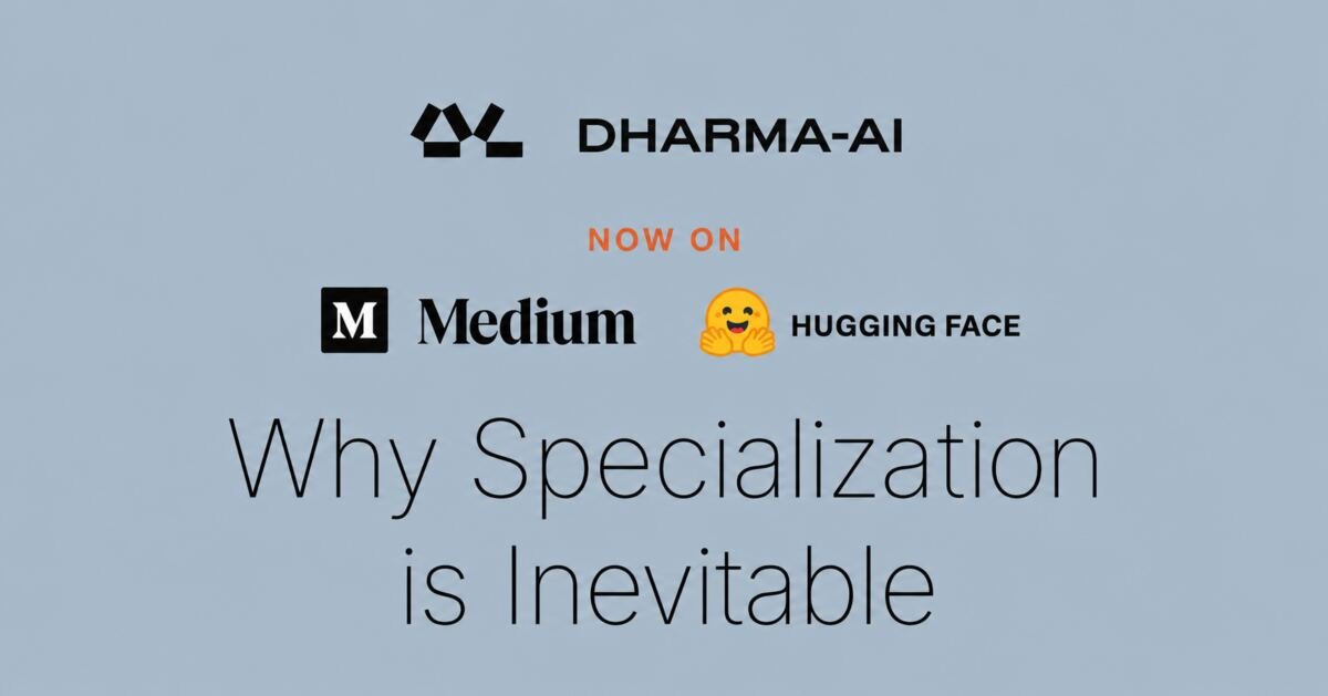 Why Specialization Is Inevitable