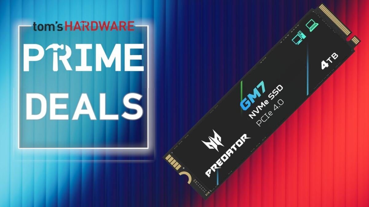 Acer’s 4TB GM7 PCIe 4.0 SSD drops to $470 for Prime Day…