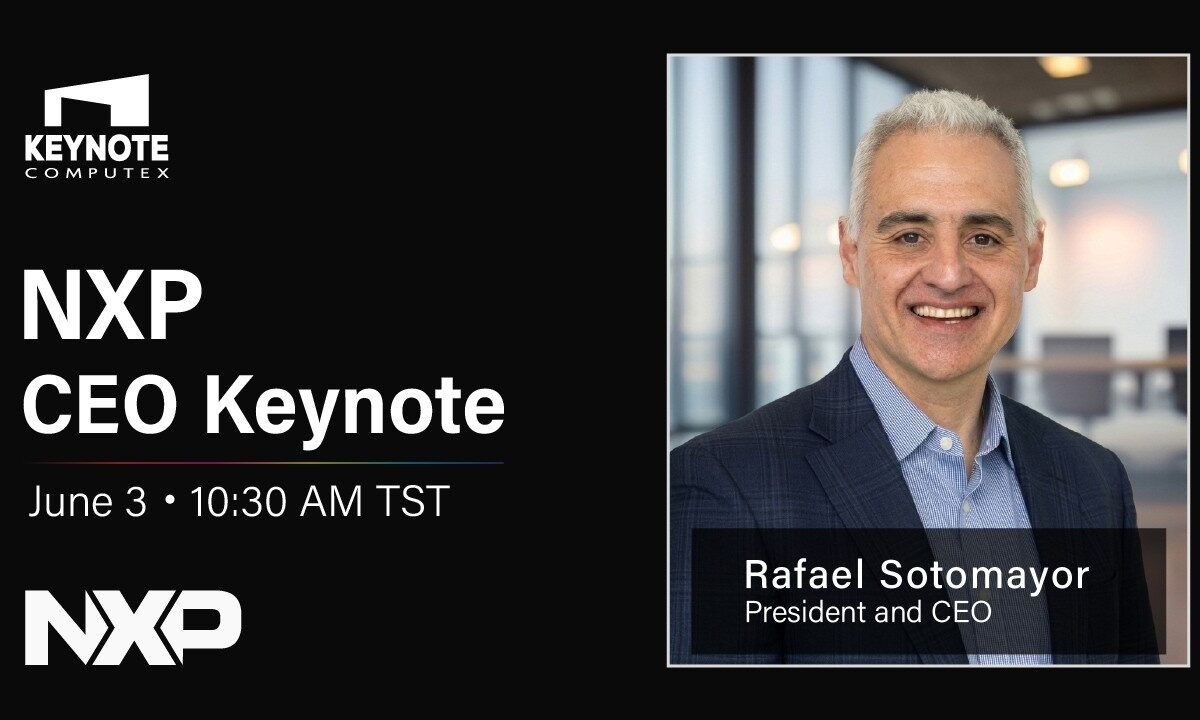 NXP CEO Rafael Sotomayor Highlights AI for Edge Devices at Computex 2026