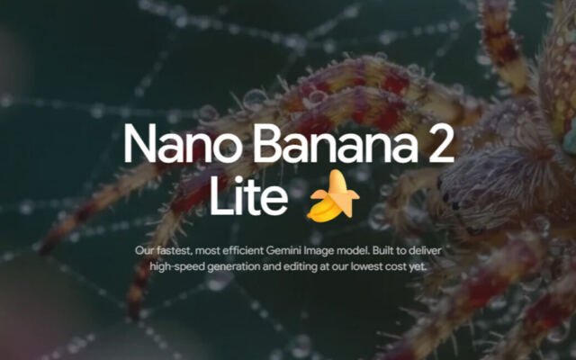 Google’s new Nano Banana 2 Lite image model is its fastest and…