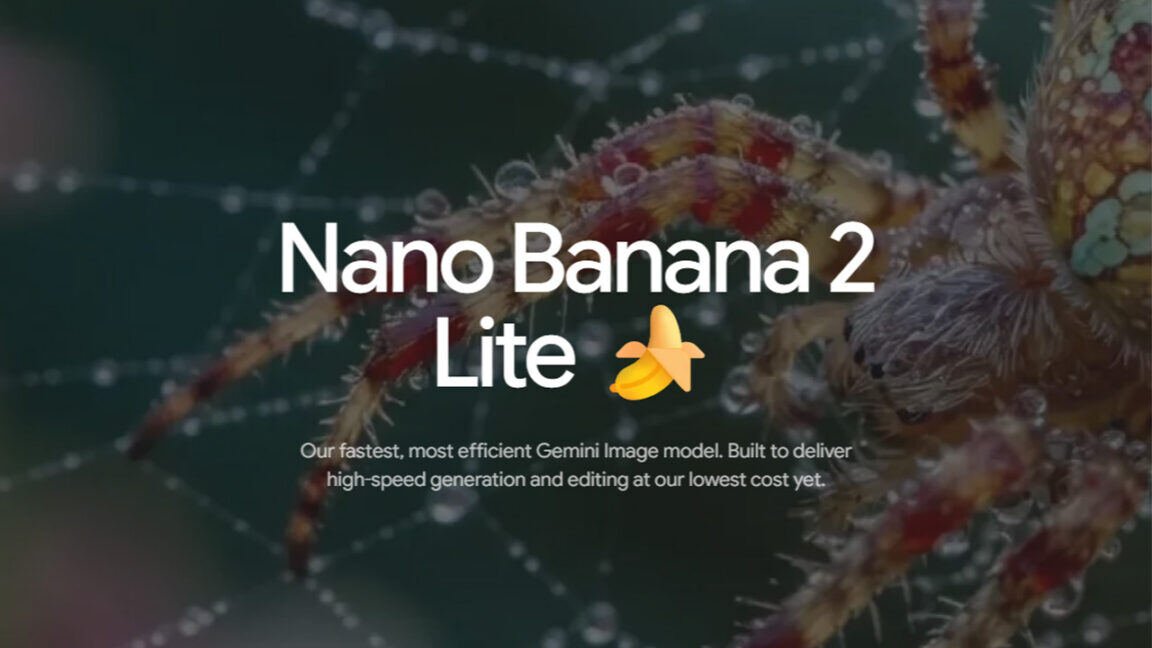 Google’s new Nano Banana 2 Lite image model is its fastest and…