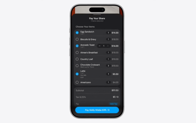 Apple Introduces Siri in Camera Feature to Simplify Bill Splitting