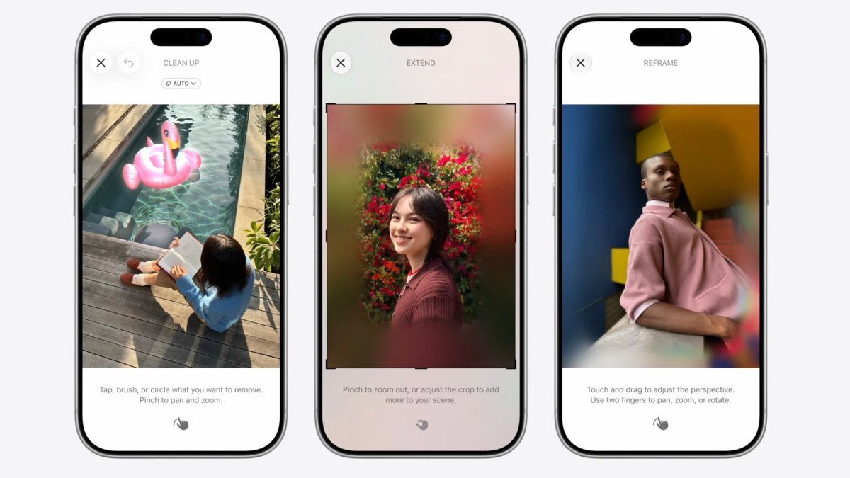 Apple Introduces AI-Powered Editing Features in Photos App