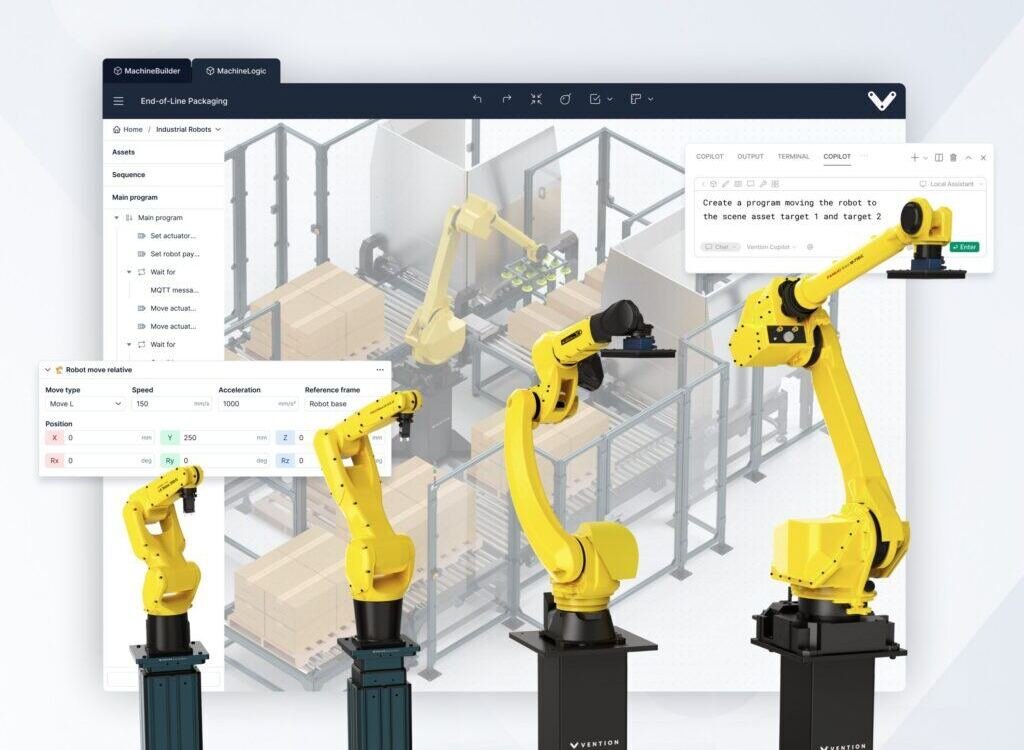 Vention collaborates with FANUC and Universal Robots on software-defined automation