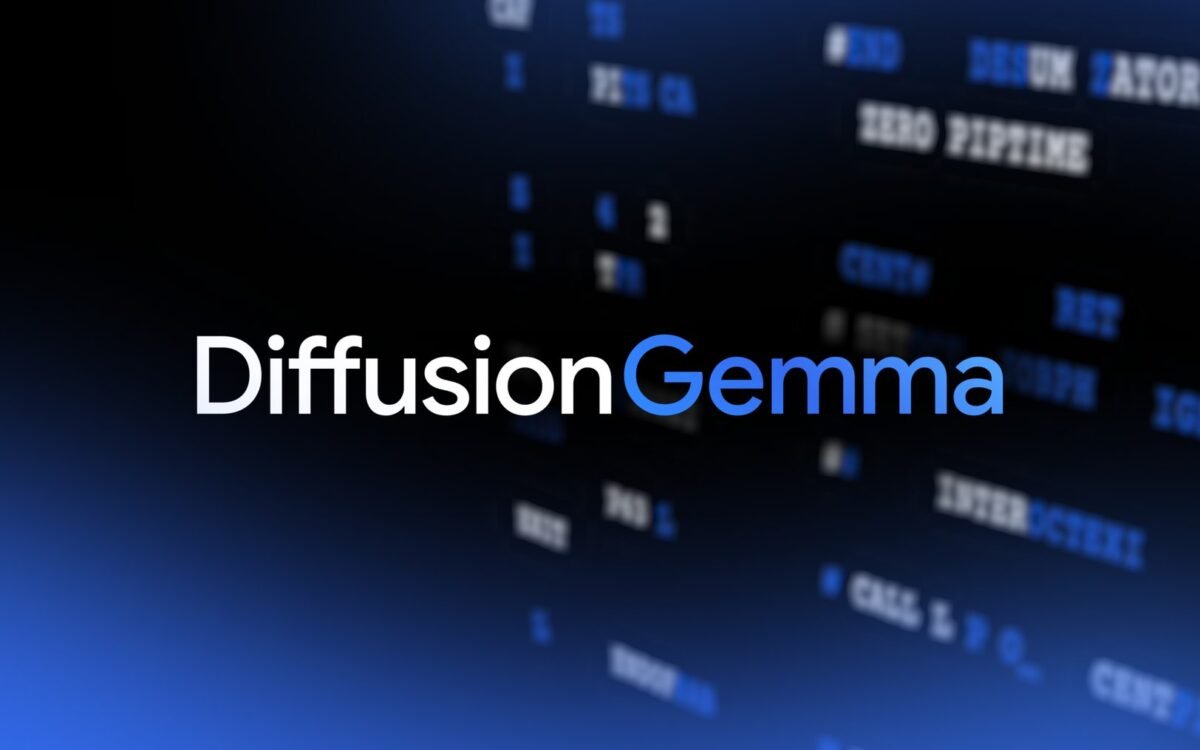 Google’s new open model DiffusionGemma generates text from noise instead of word…