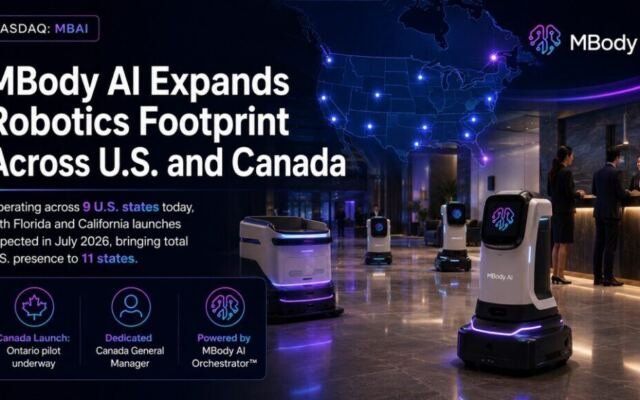 MBody AI expands service robotics operations to eleven states and Canada