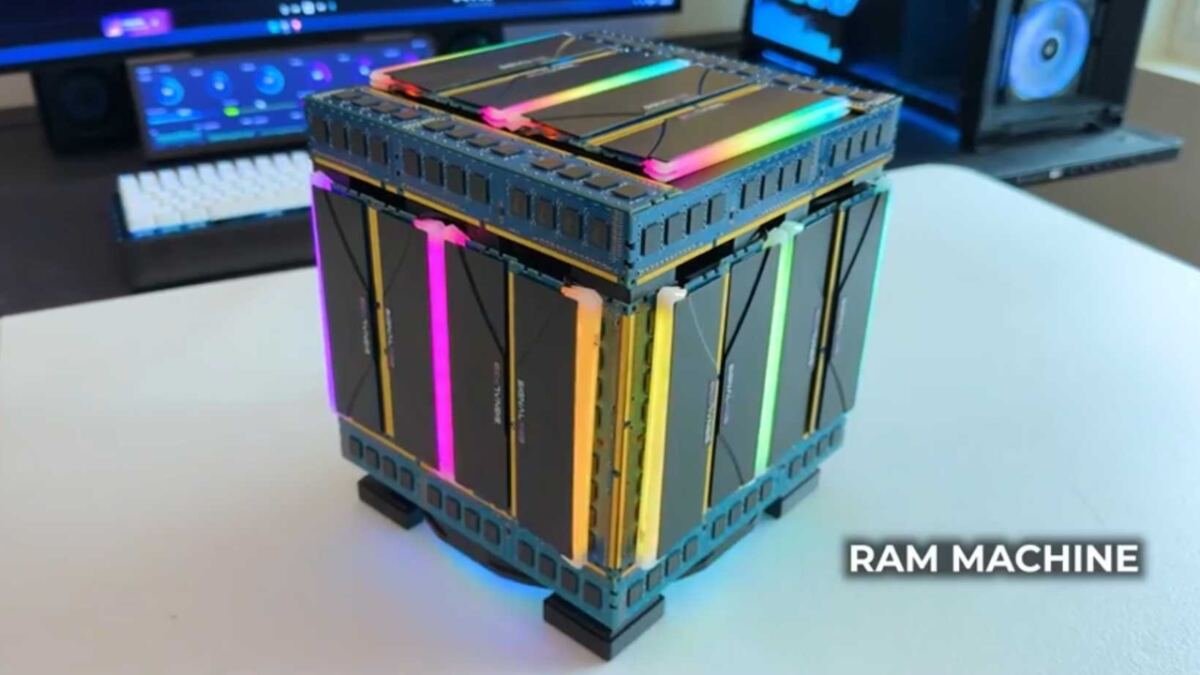 ‘RAM Machine’ case probably costs more than the entire build — Nvidia…