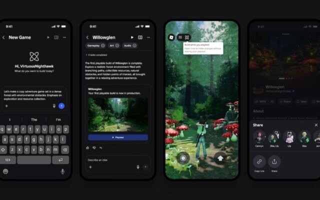 Roblox launches an AI-powered game creation feature in its mobile app