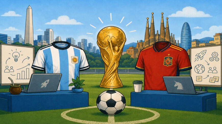 Where Argentina And Spain Are Scoring Startup Goals