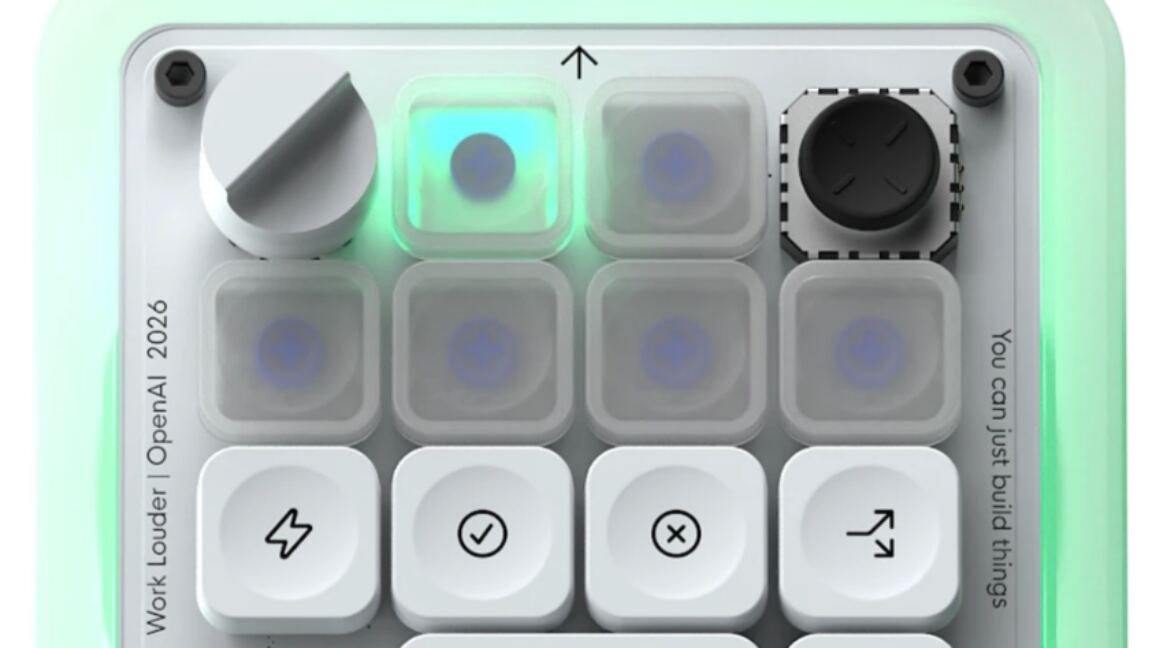 OpenAI’s first branded hardware is… a light-up keyboard?