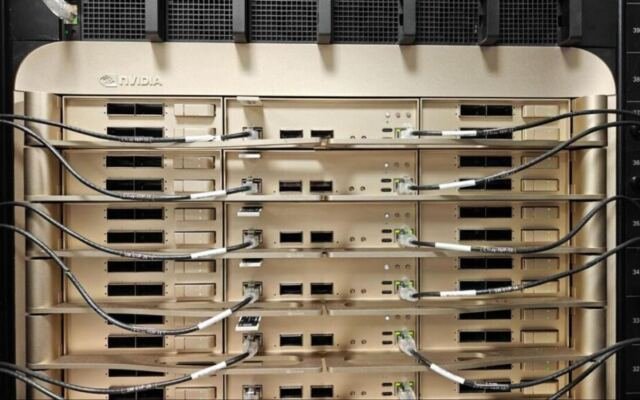 Behind the scenes at Nvidia’s Engineering SuperLab — Vera Rubin NVL72 running…