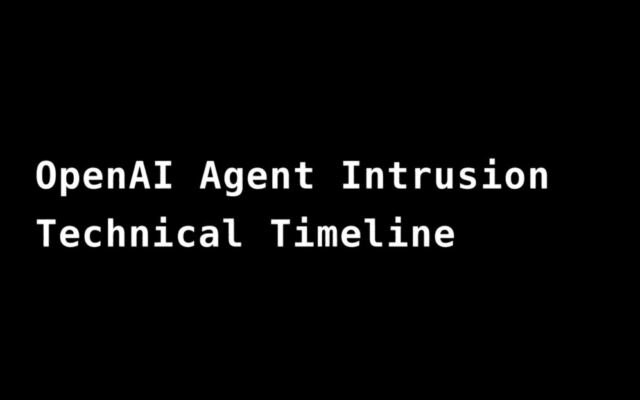 Anatomy of a Frontier Lab Agent Intrusion: A Technical Timeline of the…