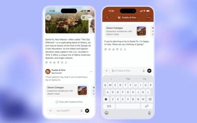 OpenAI says its ChatGPT ad business hits a $1 billion annual run…