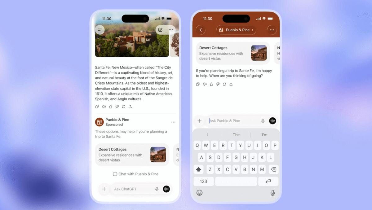 OpenAI says its ChatGPT ad business hits a $1 billion annual run…
