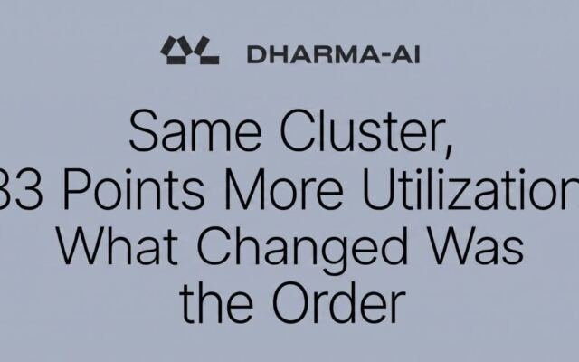 Same Cluster, 33 Points More Utilization: What Changed Was the Order