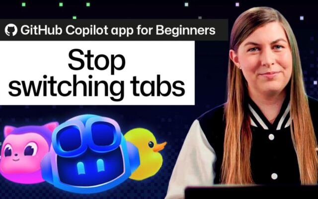 GitHub Copilot app for Beginners: Using the diff, terminal, and browser