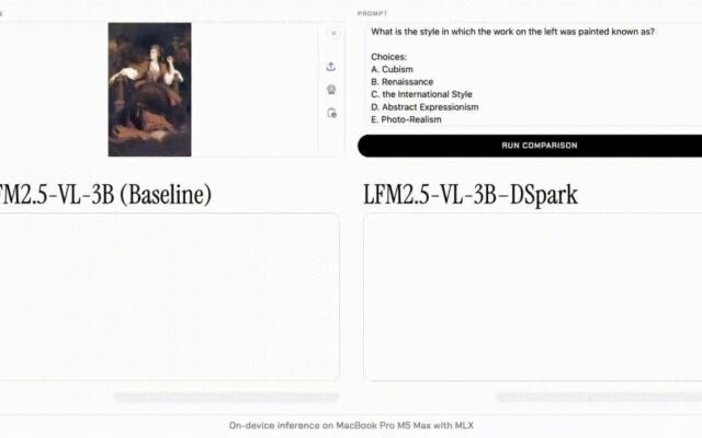 Accelerating vision-language models with LFM2.5-VL-DSpark