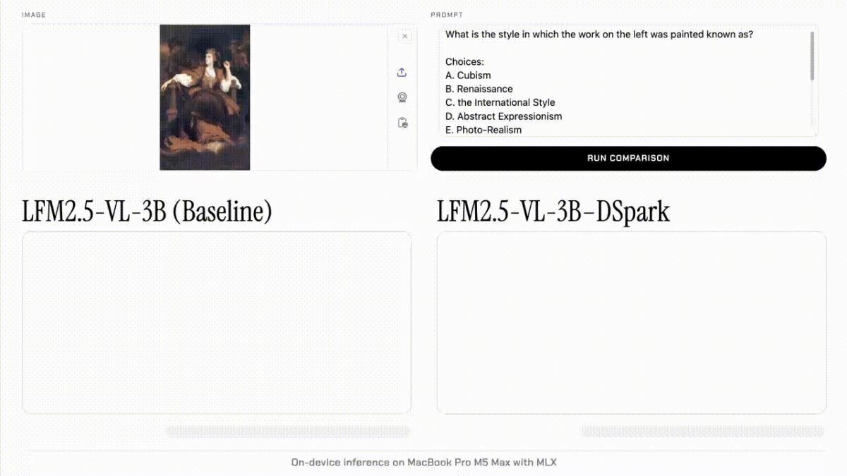 Accelerating vision-language models with LFM2.5-VL-DSpark