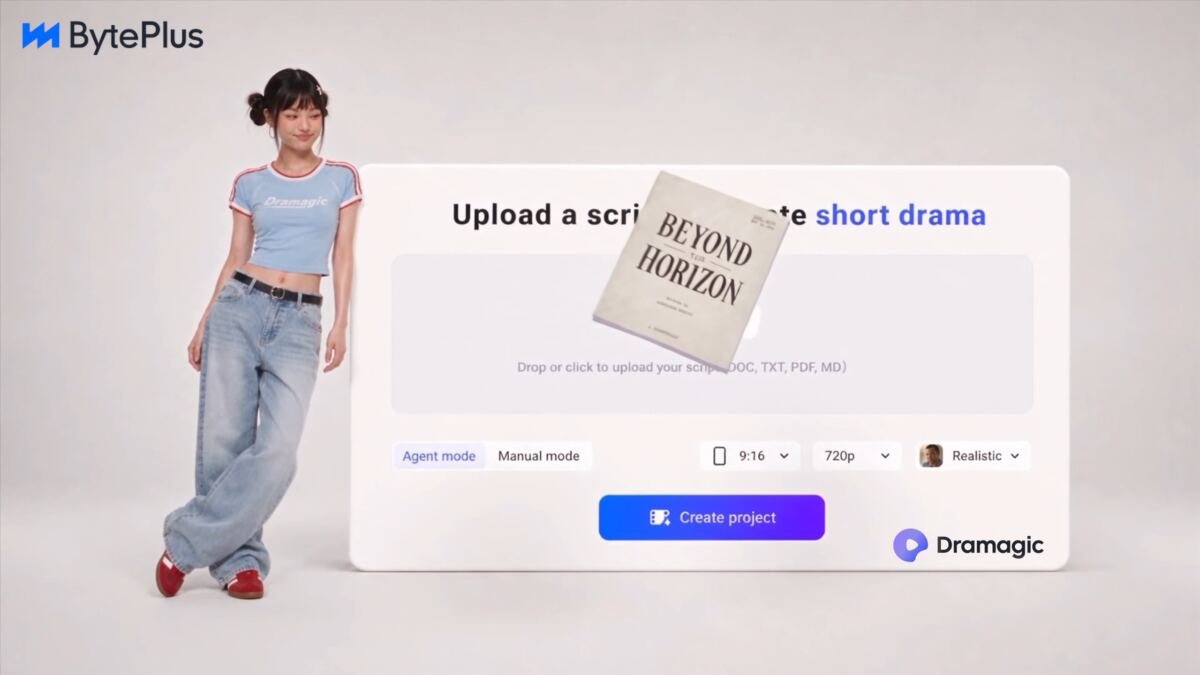 ByteDance launches Dramagic, a full-pipeline AI platform for producing short dramas from…