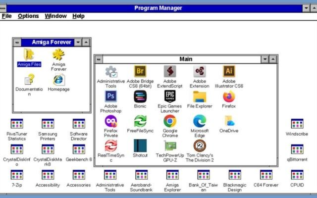 Developer uses Claude to vibe code a Windows 3.1 shell in an…