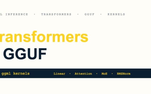 Transformers now runs llama.cpp quants
