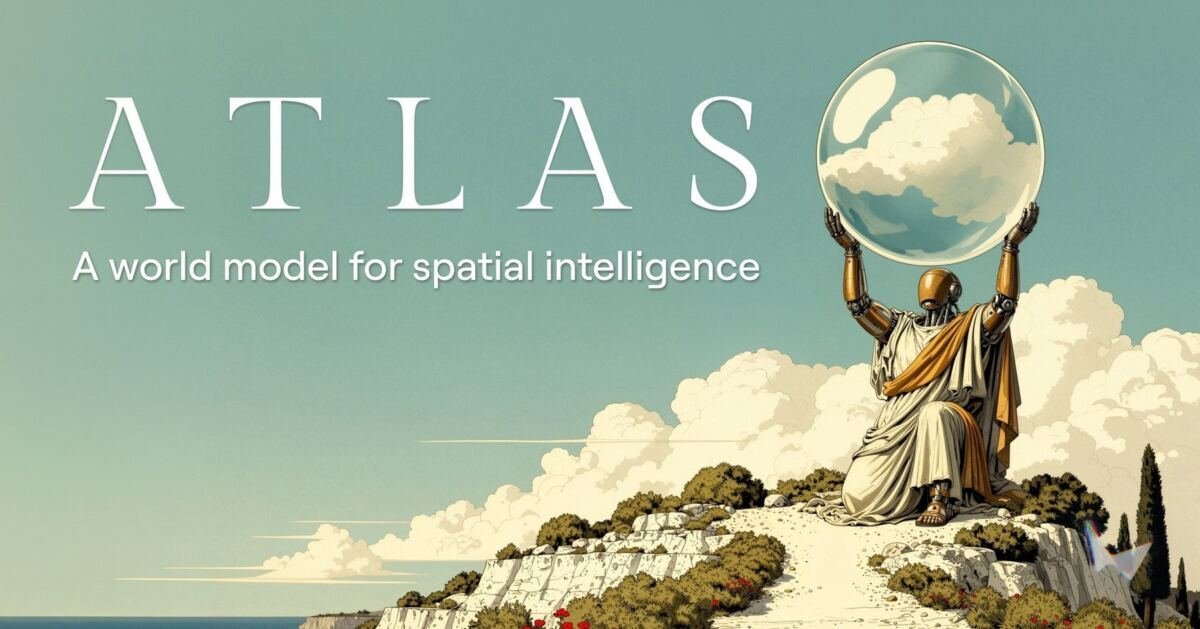 World Labs unveils Atlas, a single AI model that generates, reconstructs, and…