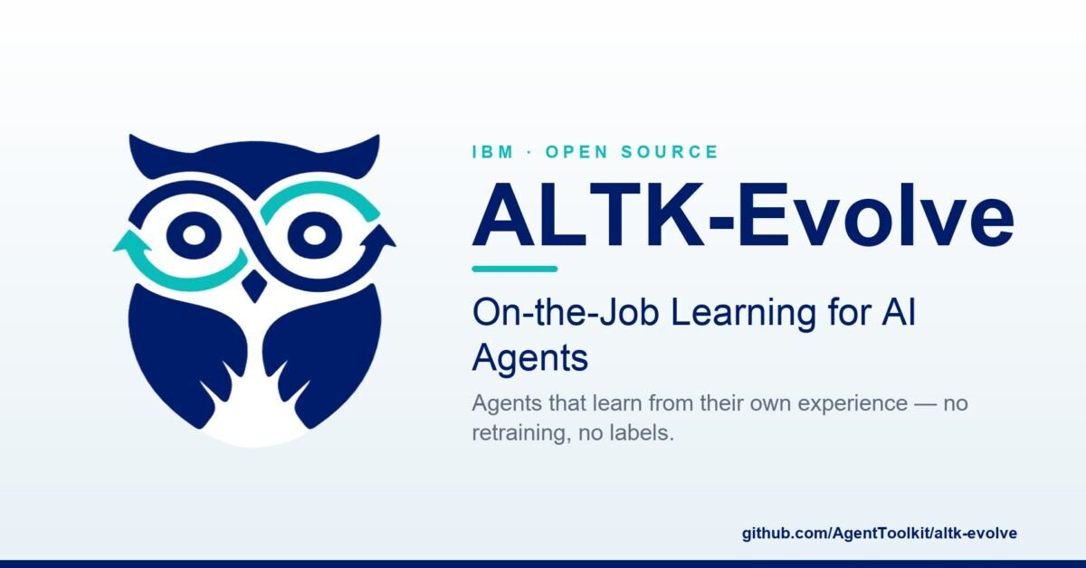 ALTK-Evolve: How learned memory tops the τ²-bench leaderboard on customer service tasks…